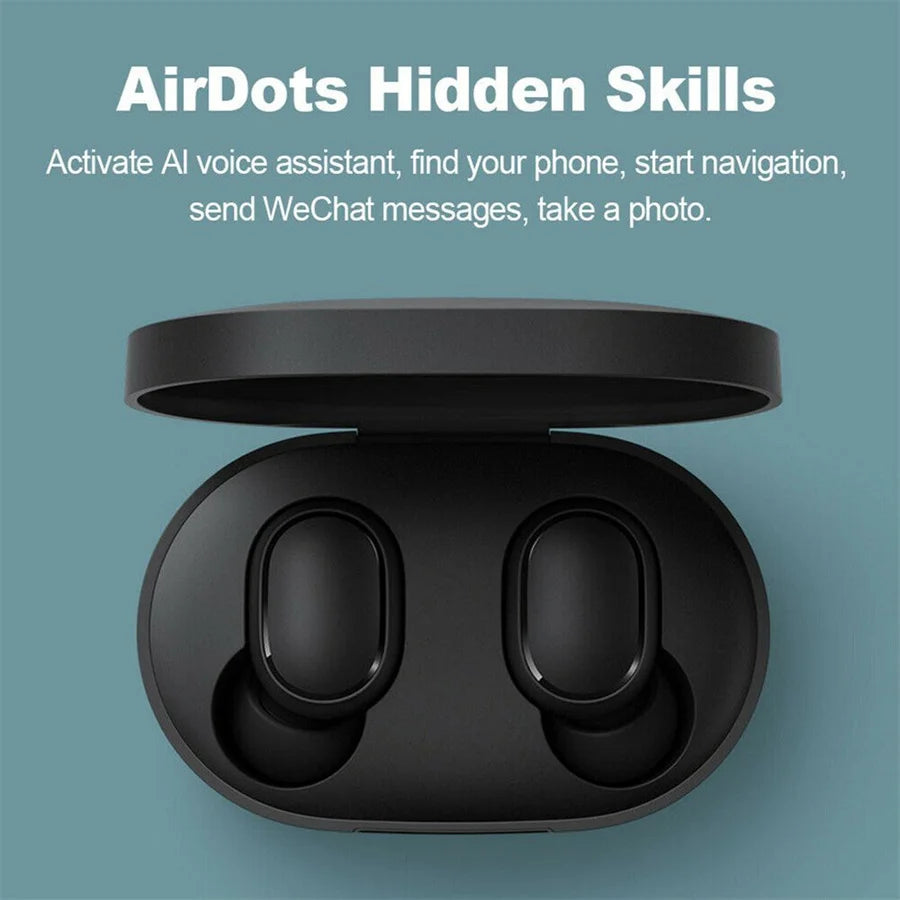 TWS A6S Wireless Bluetooth Headset Earbuds Noice Cancelling Earphone Bluetooth Headphones with Mic for Huawei Xiaomi Redmi