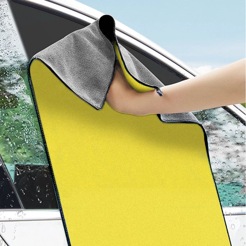 160x60cm Car Wash Towel 400GSM Microfiber High Water Absorption Cleaning Towels Thickened Soft Car Washing Drying Cloth